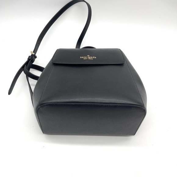 Kate Spade Madison Flap Backpack Black - Picture 9 of 9